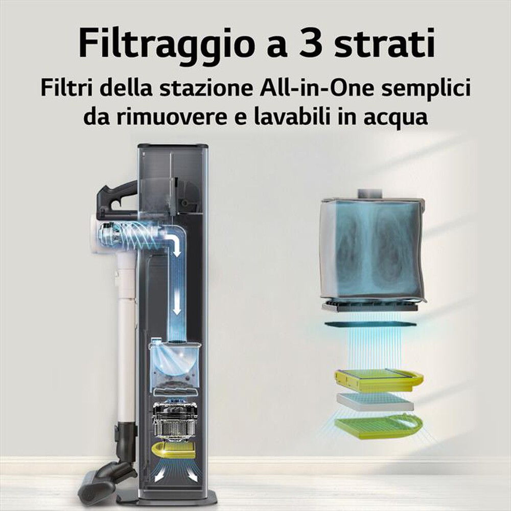 Immagine del prodotto LG - CORDZERO ALL-IN-ONE TOWER A9T-ULTRA1C-Calming Beige