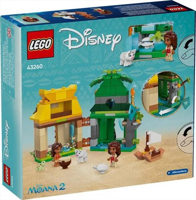 LEGO - DISNEY Divertimento sull’isola di Vaiana - 43260-Multicolore