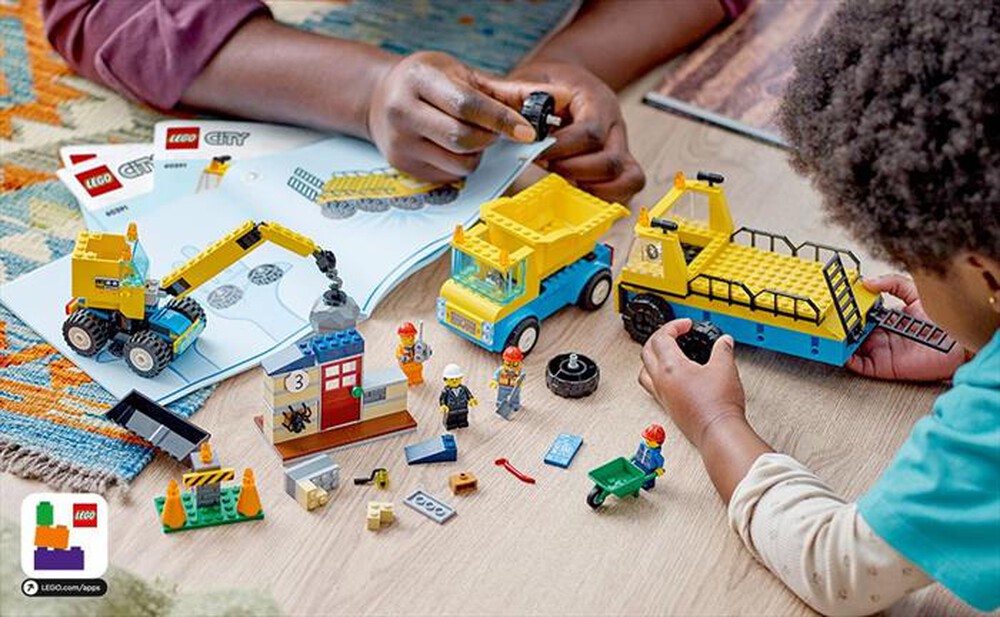 Immagine del prodotto LEGO - CITY GREAT VEHICLES Camion da cantiere e gru 60391