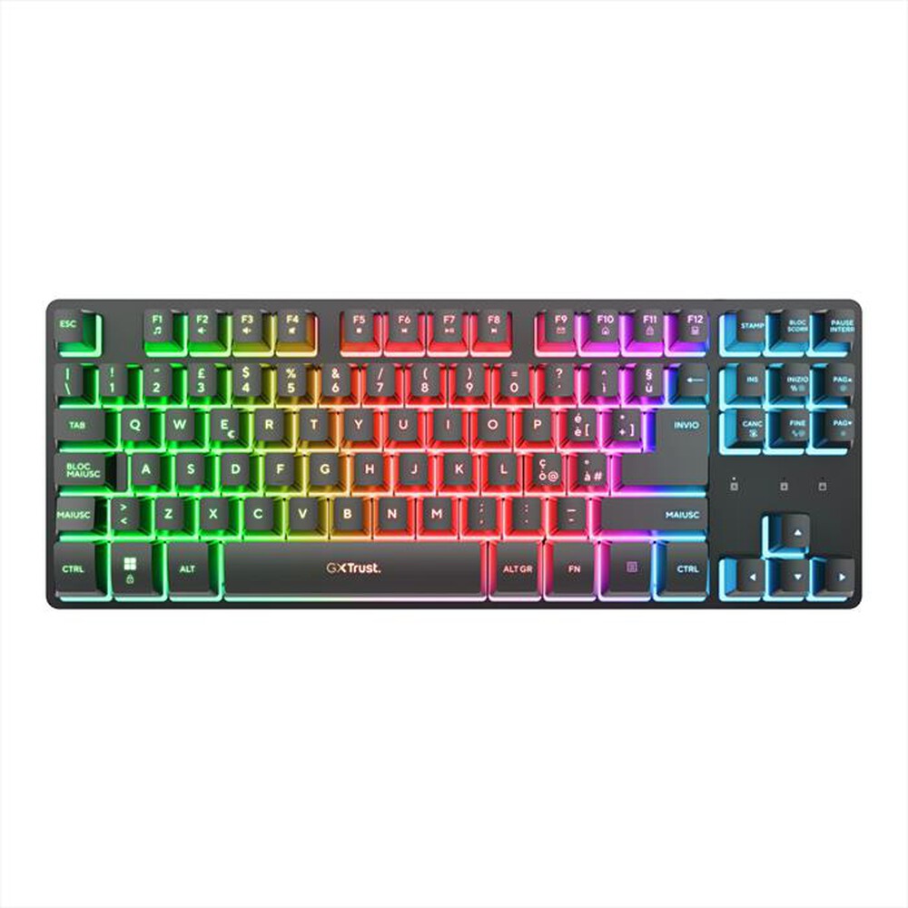 Immagine del prodotto TRUST - Tastiera e mouse TKL wireless GXT832 THADO-Black/RGB