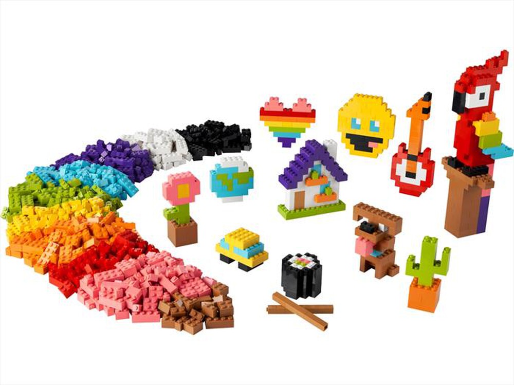 "LEGO - CLASSIC Tanti tanti mattoncini - 11030-Multicolore"