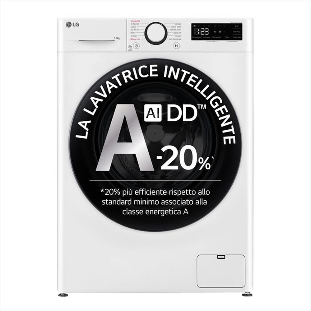 LG - Lavatrice AI DD R3 F4R3013NSWB 13kg Classe A-Bianco