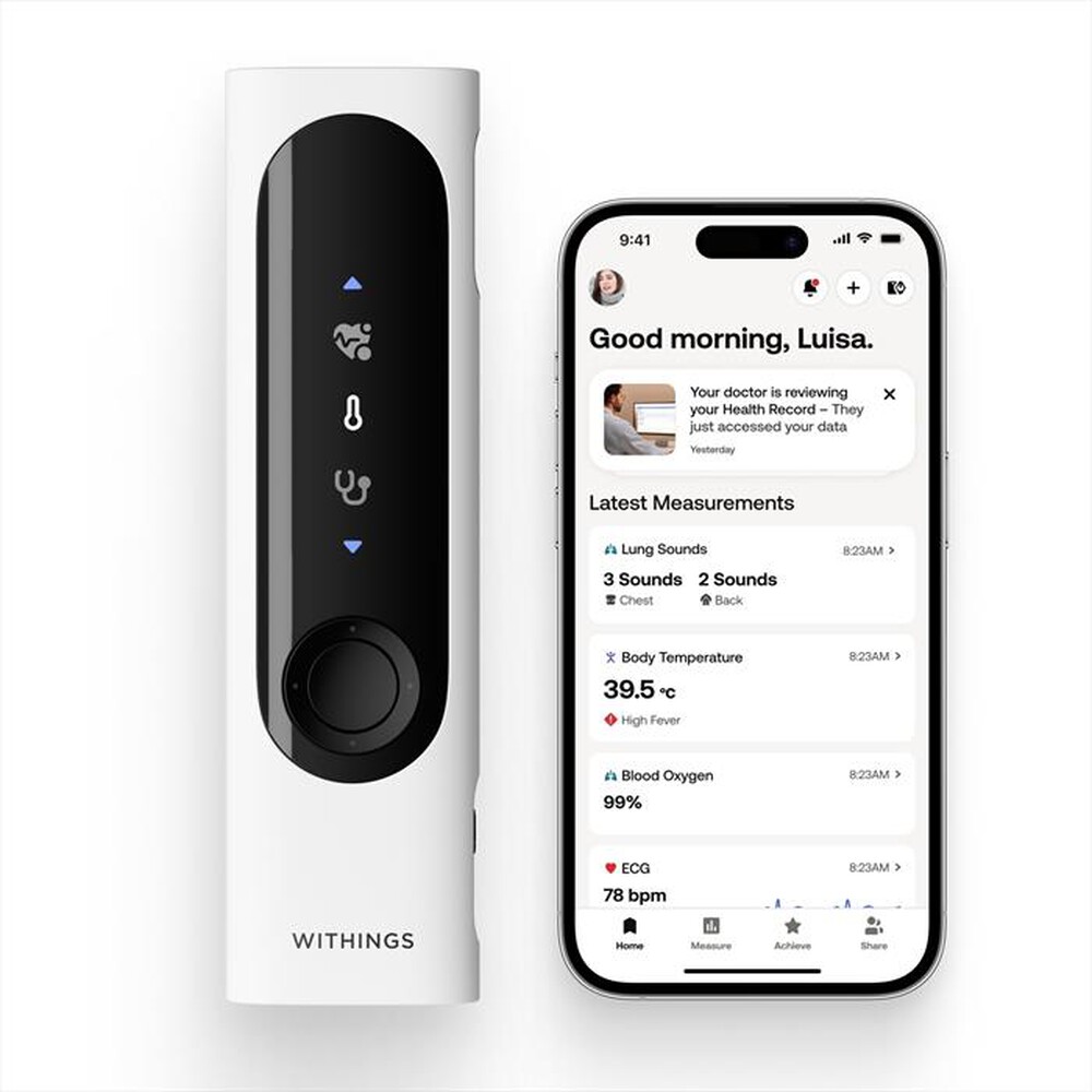 Immagine del prodotto WITHINGS - Misura pressione da polso BEAMO-Bianco 24