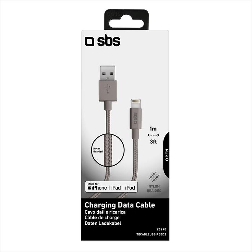 "SBS - TECABLEUSBIP5BDS-Grigio"