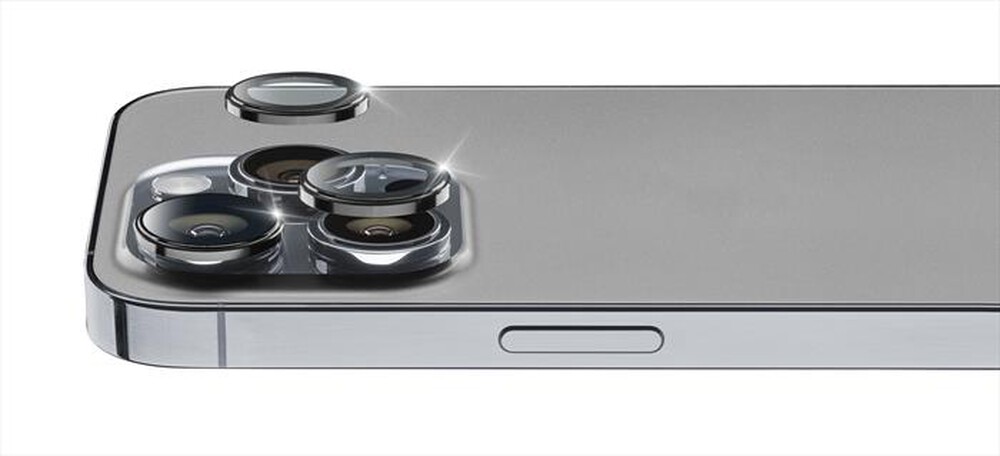 "CELLULARLINE - CAMERA LENS RING - IPHONE 16 PRO/16 PRO MAX-Transparent"