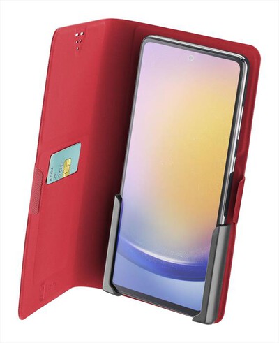 CELLULARLINE - SLIDE & CLICK - L: (MISURE MAX TELEFONO: 90MM-Rosso