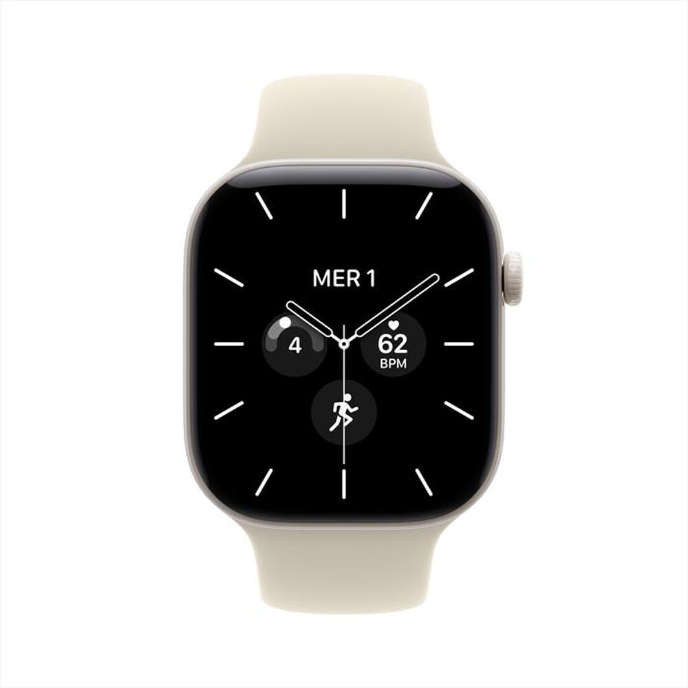 Immagine del prodotto APPLE - Watch Series 12 GPS + Cellular 46mm Ceramica Perla-Sport Band Sabbia - S/M