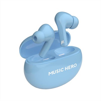MUSIC HERO - MHTWSBEATBTNORA-Azzurro