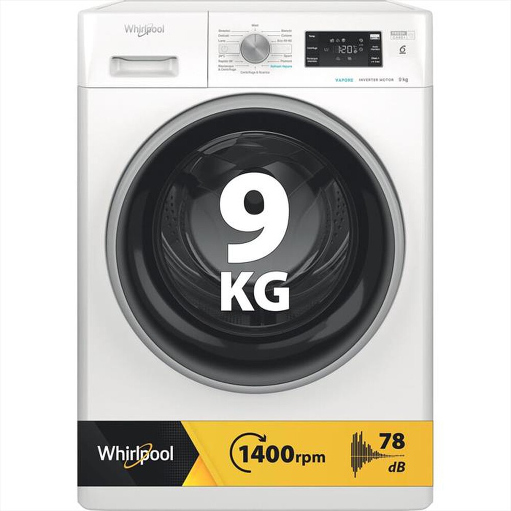 Immagine del prodotto WHIRLPOOL - Lavatrice FFB 948 BSV IT 9 Kg Classe A-Bianco