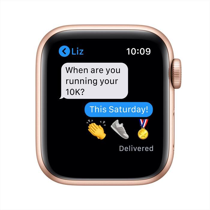 APPLE Watch SE GPS 40mm Alluminio Oro Cinturino Sport Rosa