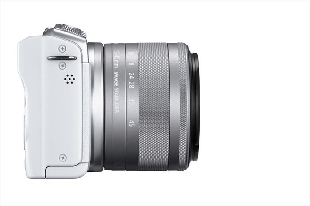 "CANON - EOS M200 WHITE + EF-M 15-45 MM-White/Silver"
