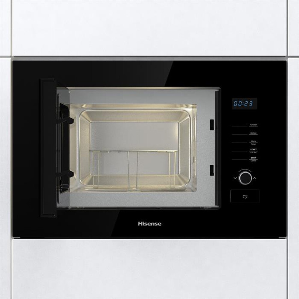 "HISENSE - Forno microonde da incasso HB20MOBX5G-Vetro Nero"