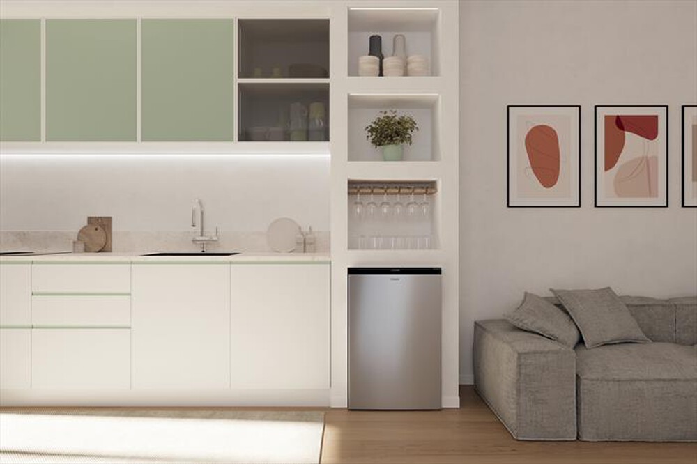 Immagine del prodotto CANDY - Congelatore verticale CNUQ2L58EX Classe E  90 lt-Argento