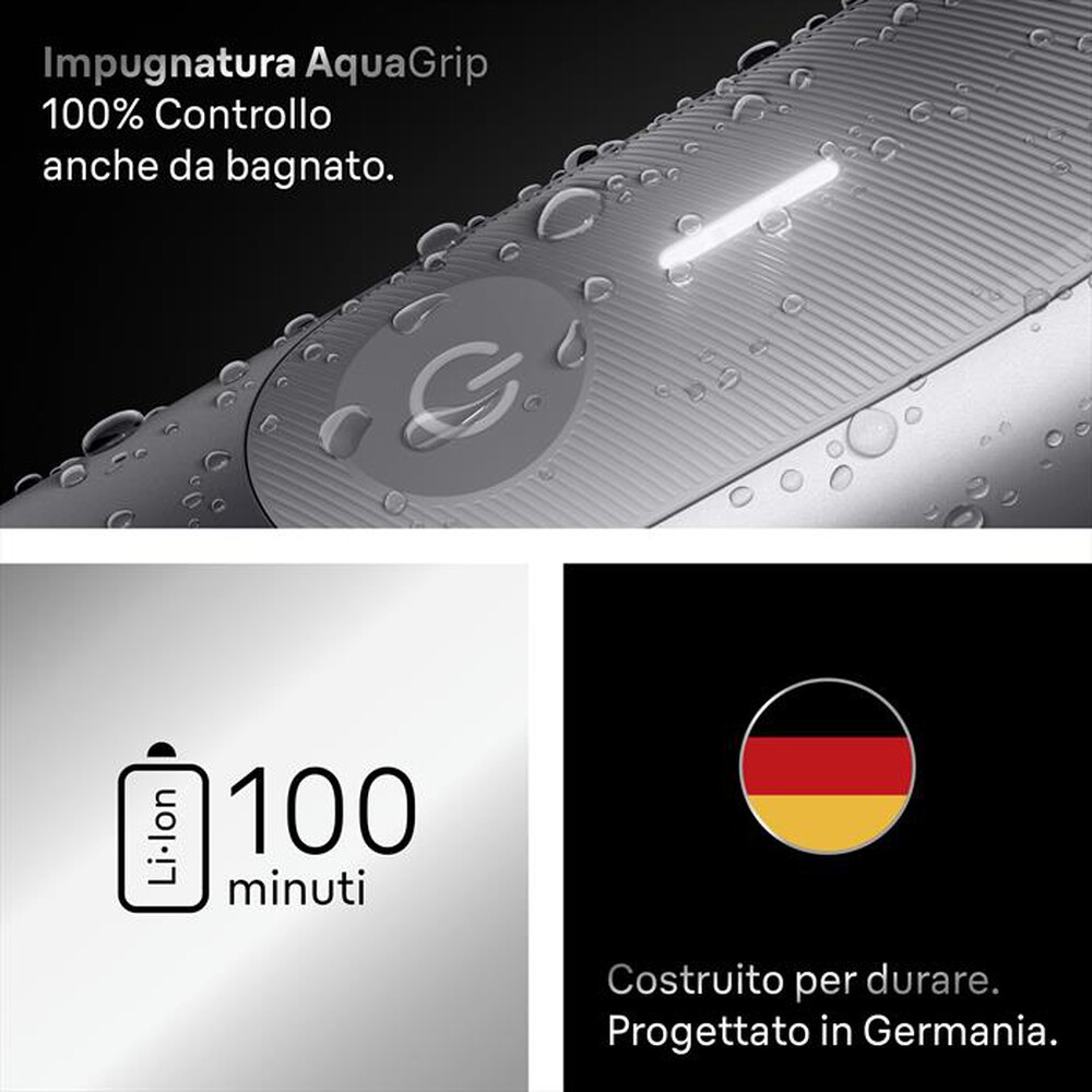 "BRAUN - Rasoio BG 7550-GRIGIO"