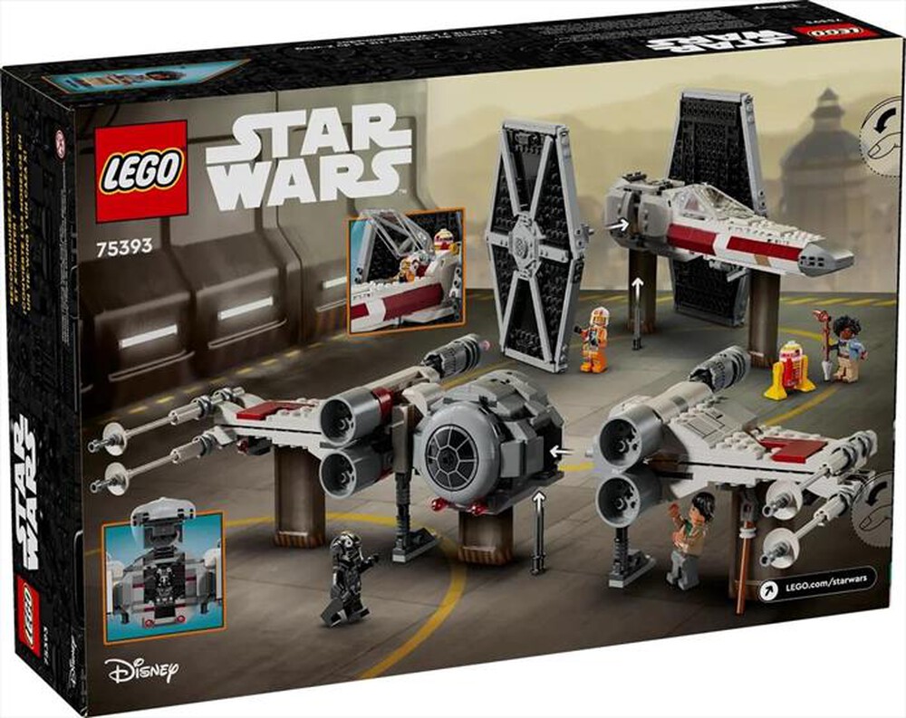 "LEGO - Mash-up TIE Fighter e X-Wing - 75393-Multicolore"