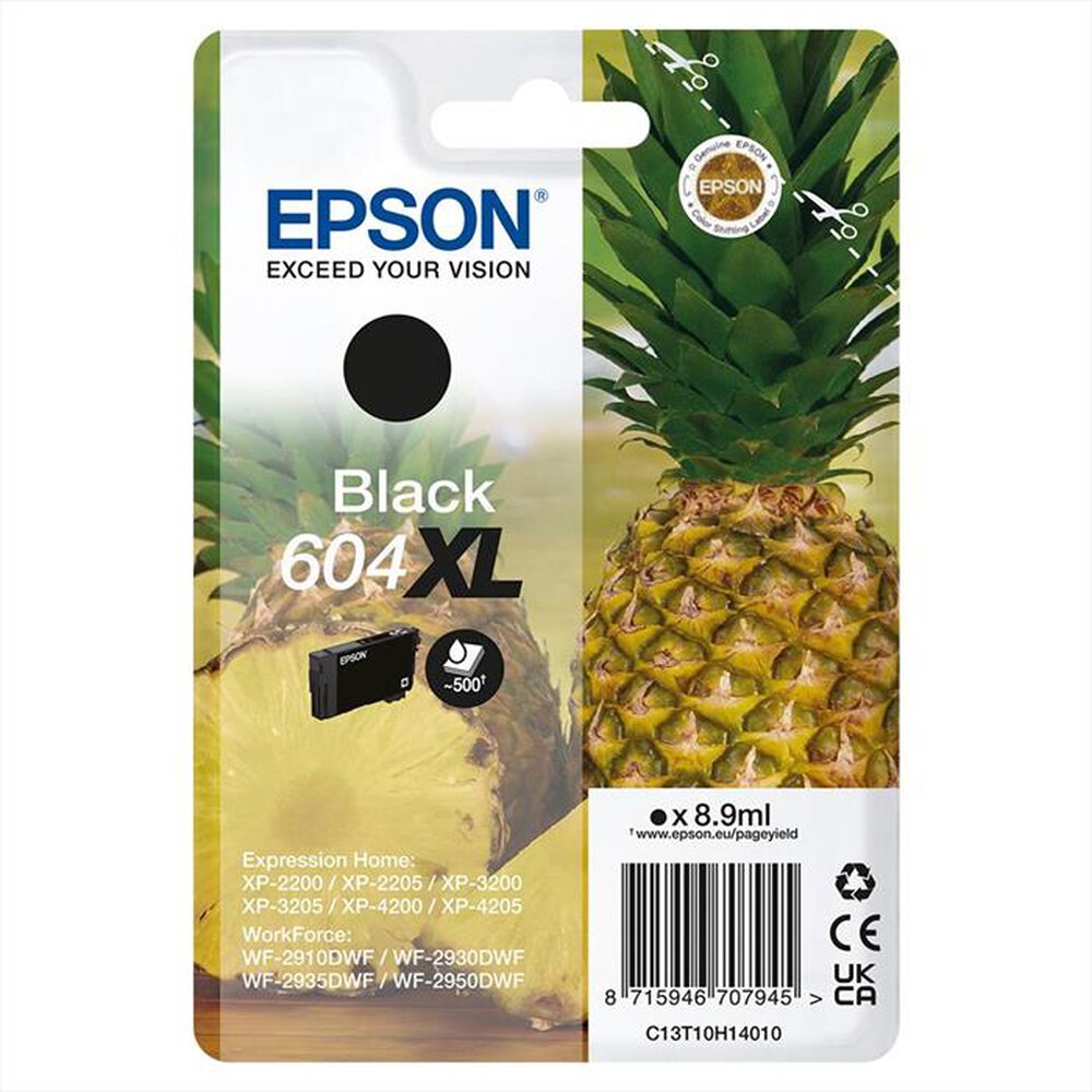 Immagine del prodotto EPSON - Cartuccia INK SERIE ANANAS NERO 604 XL-Nero