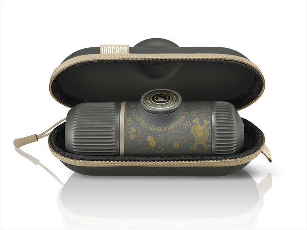 "WACACO - Macchina per caffè espresso NANOPRESSO+CASE-GRIGIO DARK SOUL"