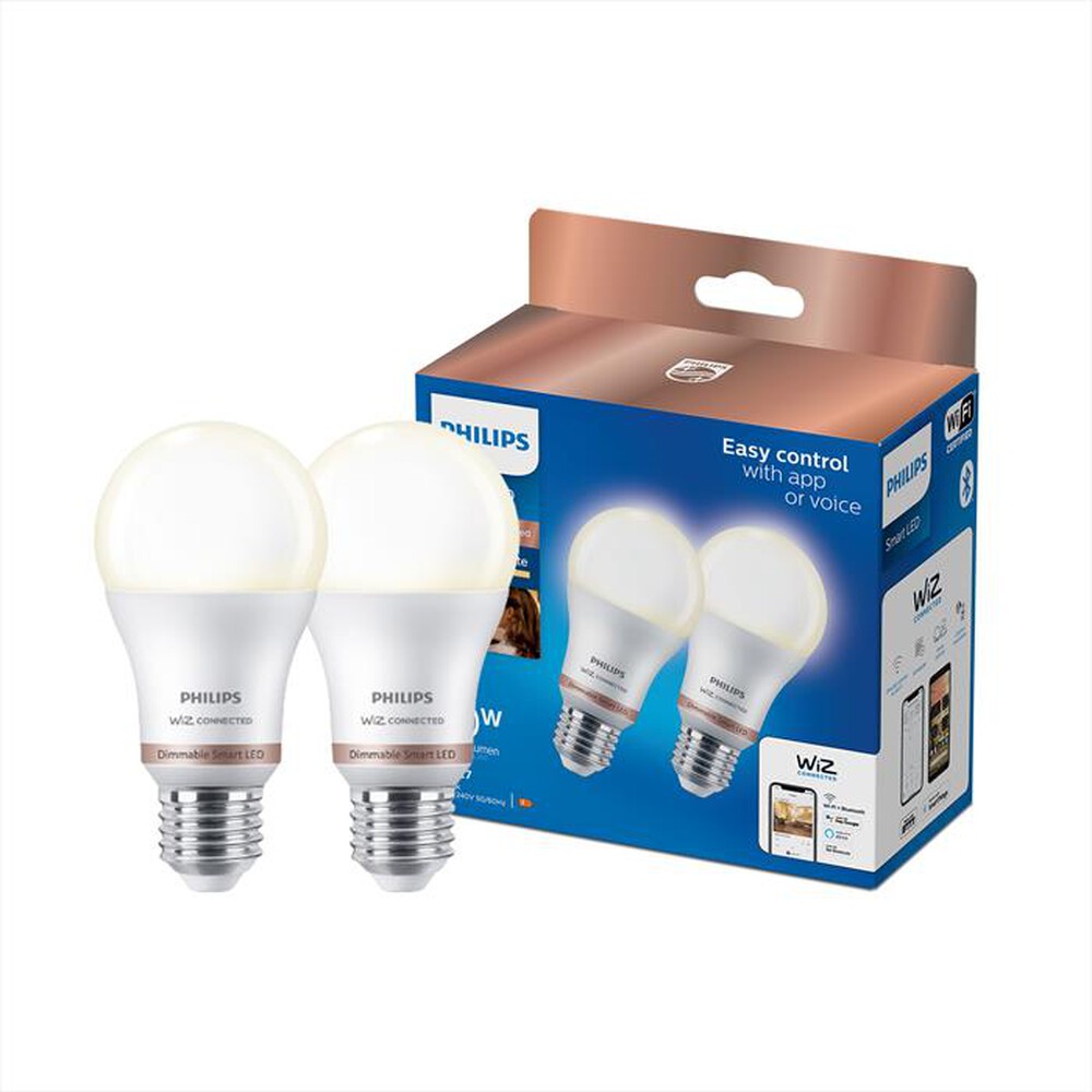 "PHILIPS - Smart LED Lampadina DIM Smerigliata 60W E27 pack 2-Luce bianca dimmerable"