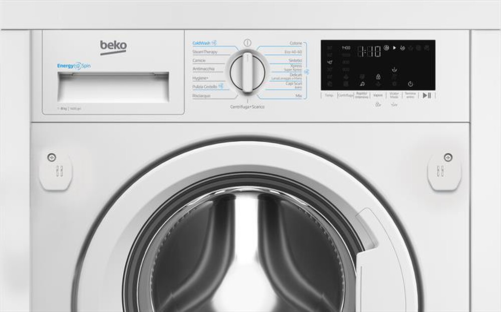 Immagine del prodotto BEKO - Lavatrice incasso WIT8A4BW 8 Kg Classe A-Bianco