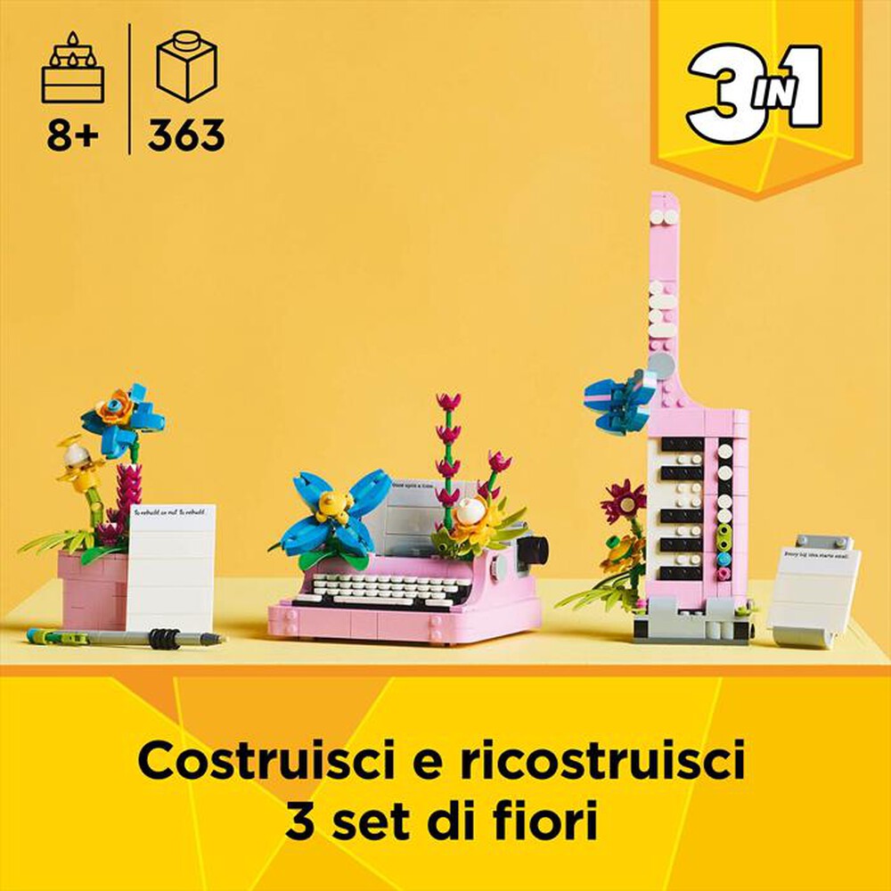 Immagine del prodotto LEGO - CREATOR Macchina da scrivere con fiori 31169