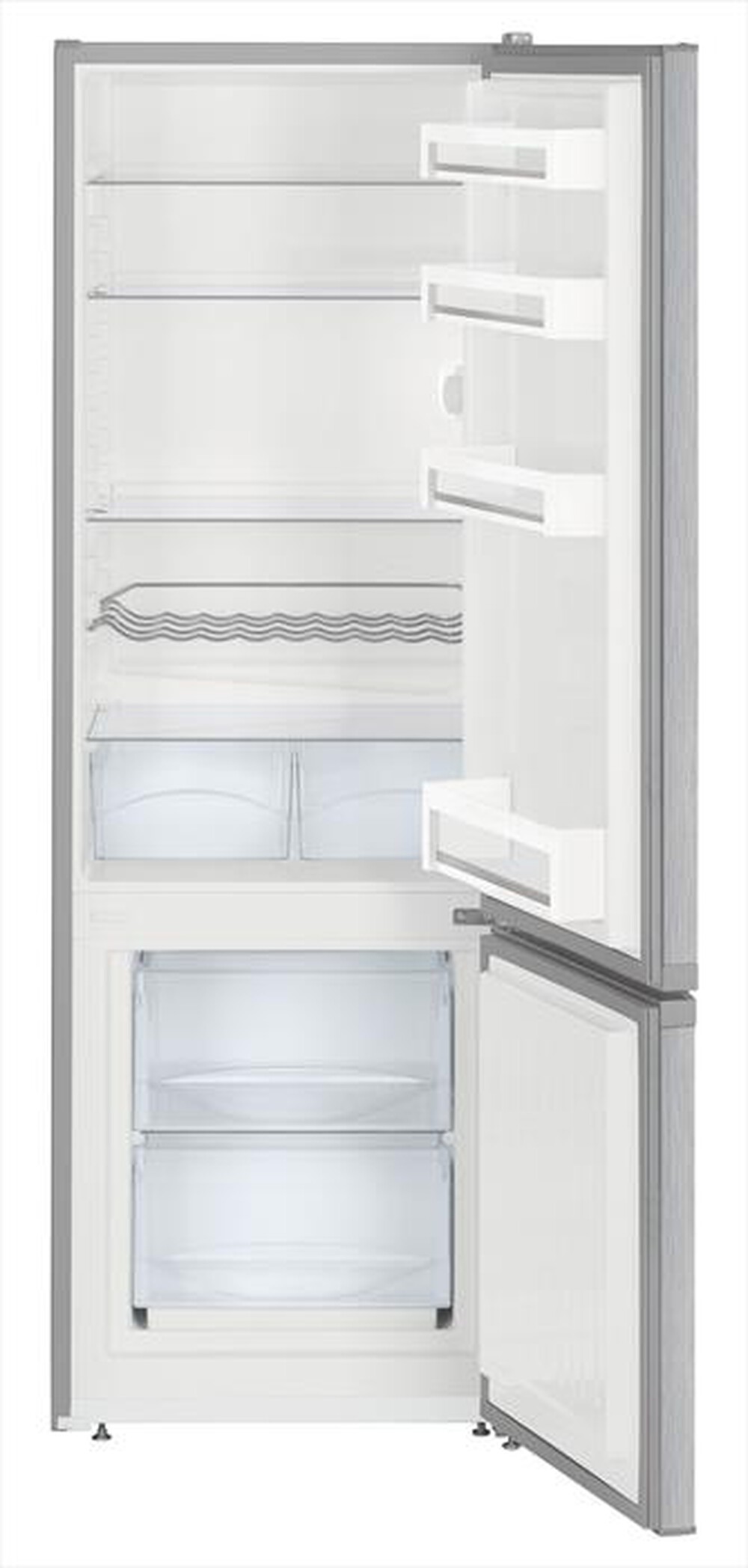 "LIEBHERR - Frigorifero combinato CUEL 2831-22 Classe F 274lt-Acciaio"