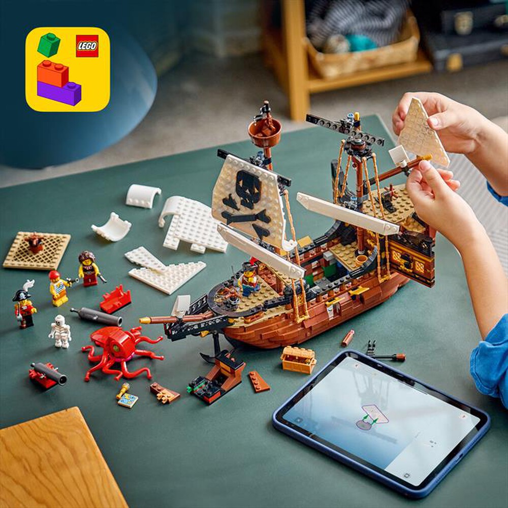 Immagine del prodotto LEGO - CREATORE 3IN1 Iconica nave da pirata - 31387