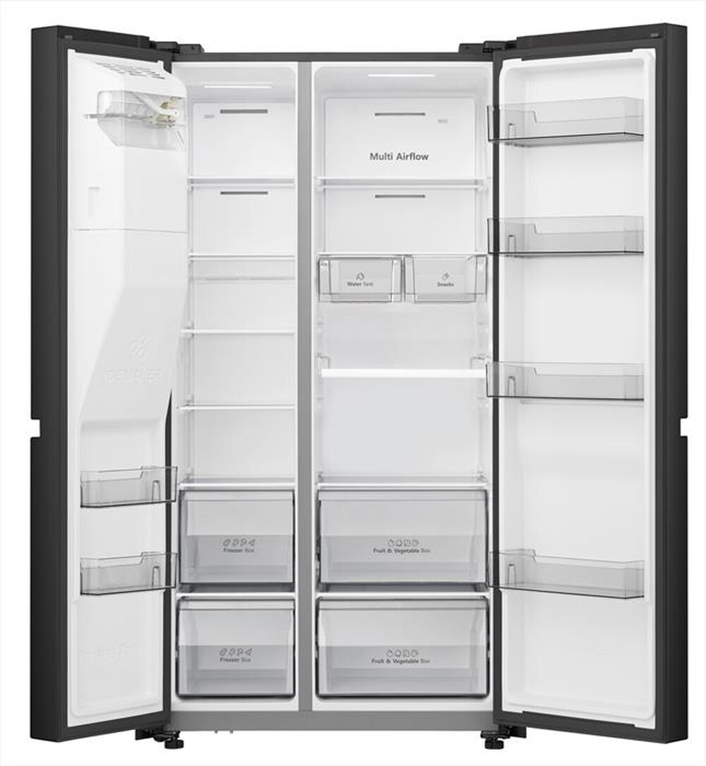 Immagine del prodotto HISENSE - Frigorifero side by side RS818N4TFE Classe E 632lt-Black Inox