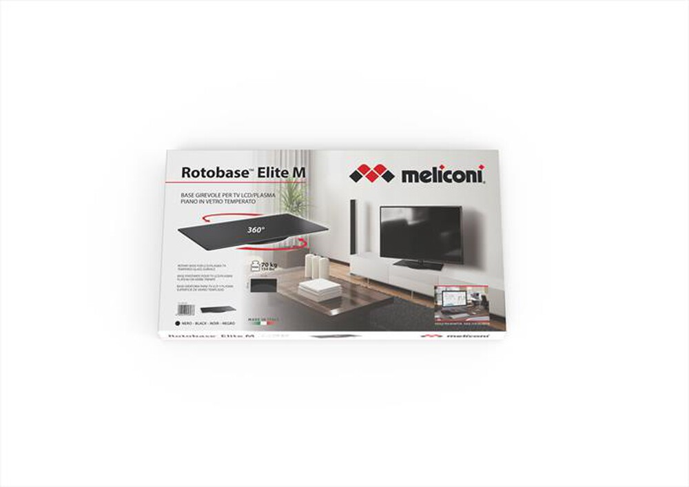 "MELICONI - ROTOBASE ELITE M BIANCO-Bianco"
