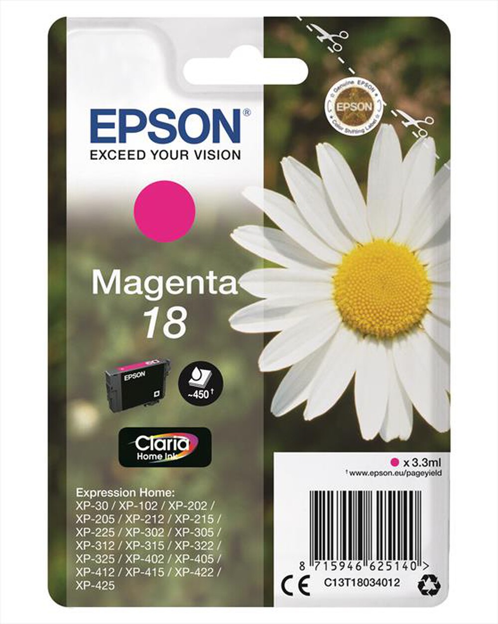 "EPSON - C13T18034022 - Magenta"
