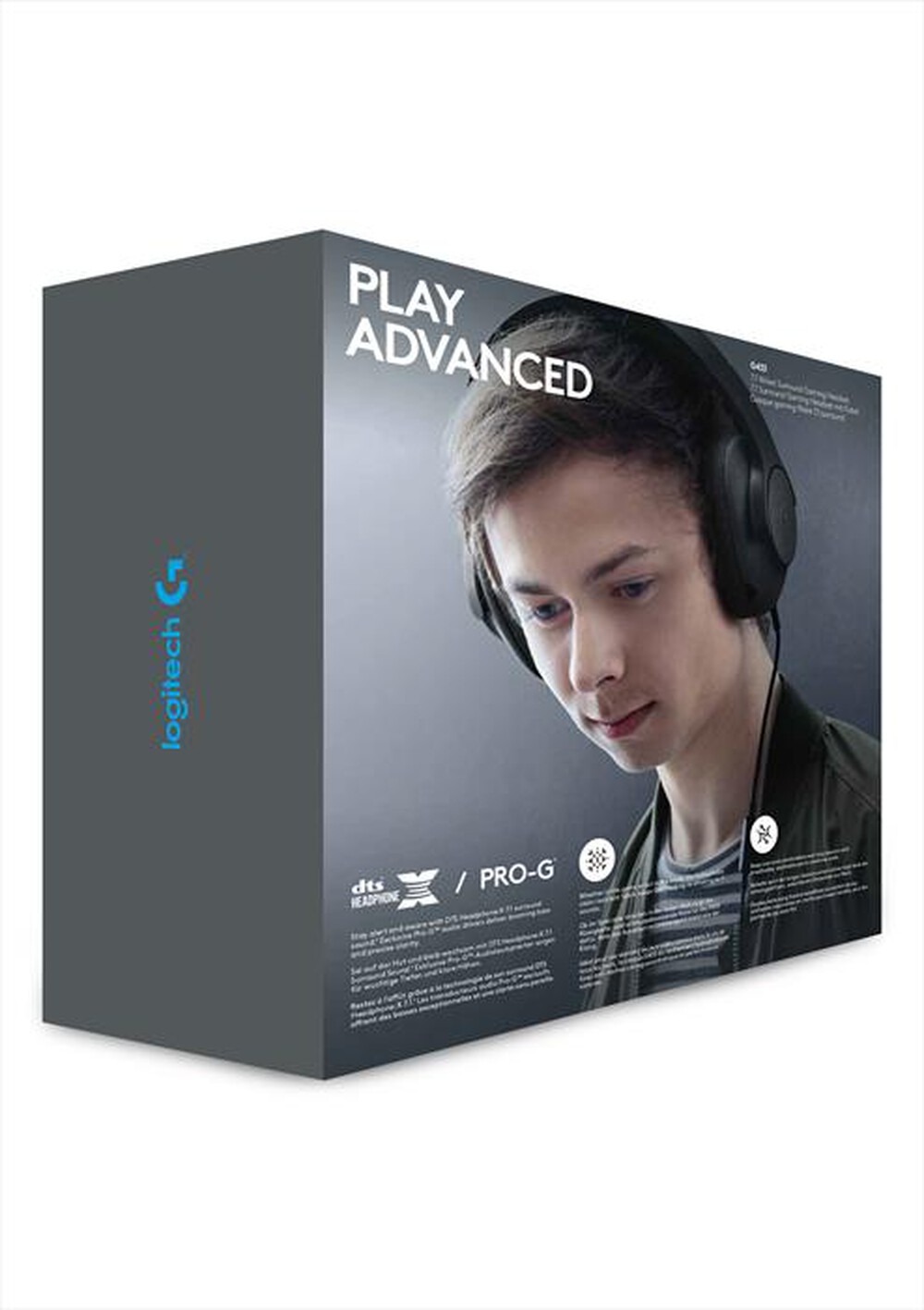 "LOGITECH - G433 7.1 Surround Gaming-Nero"