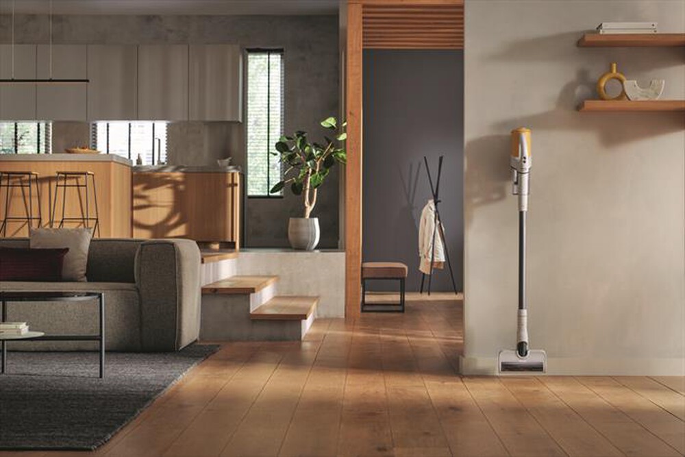 "MIELE - Scopa elettrica DUOFLEX HX1-Bianco, Giallo"