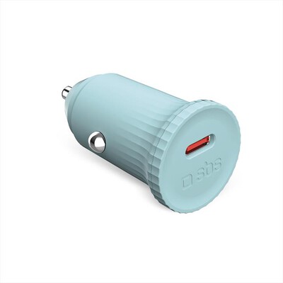 SBS - Caricatore da auto TECRPD25LBGRS-Light Blue