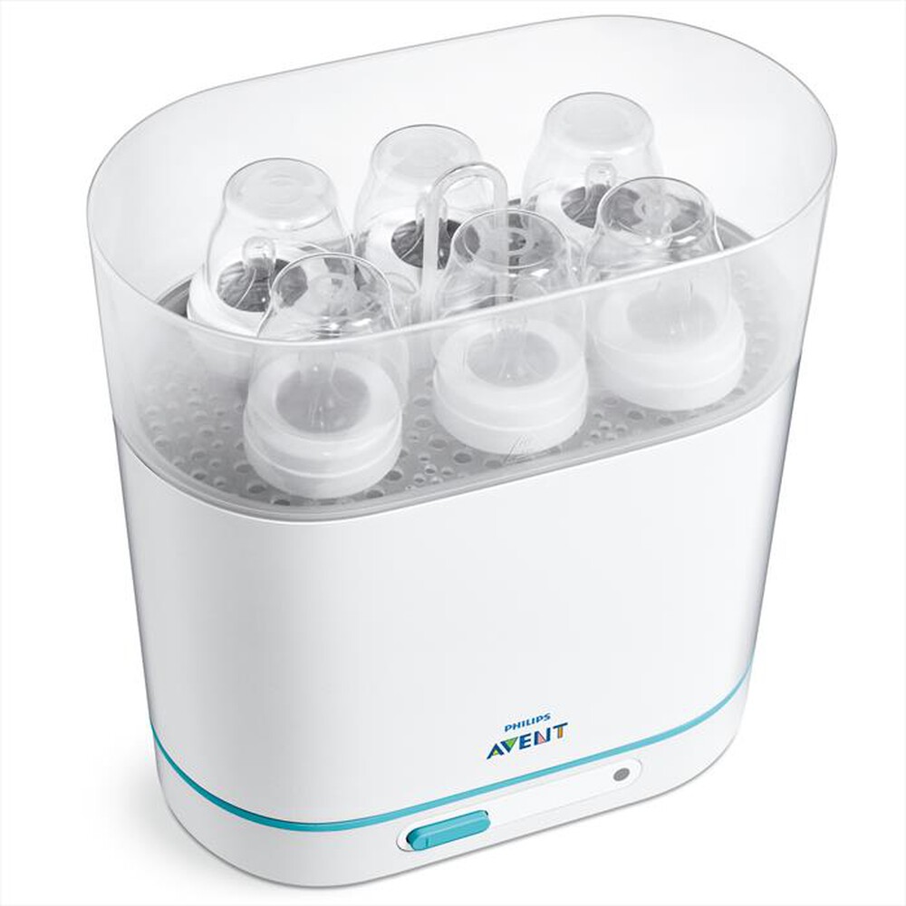 "PHILIPS - SCF 284 Sterilizzatore Elettrico 3 in 1-bianco/blu"