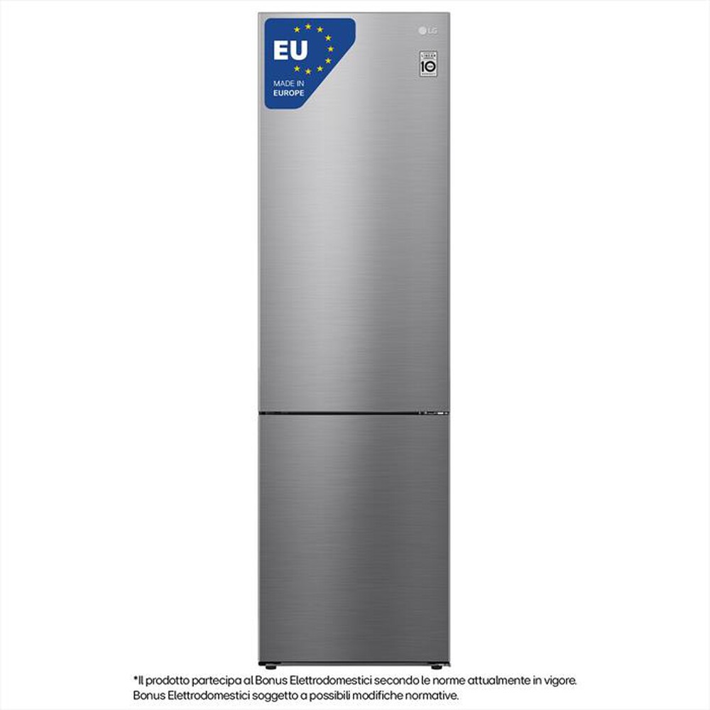 Immagine del prodotto LG - Frigorifero combinato GBP62PZNAC Classe A 384L-Stainless steel
