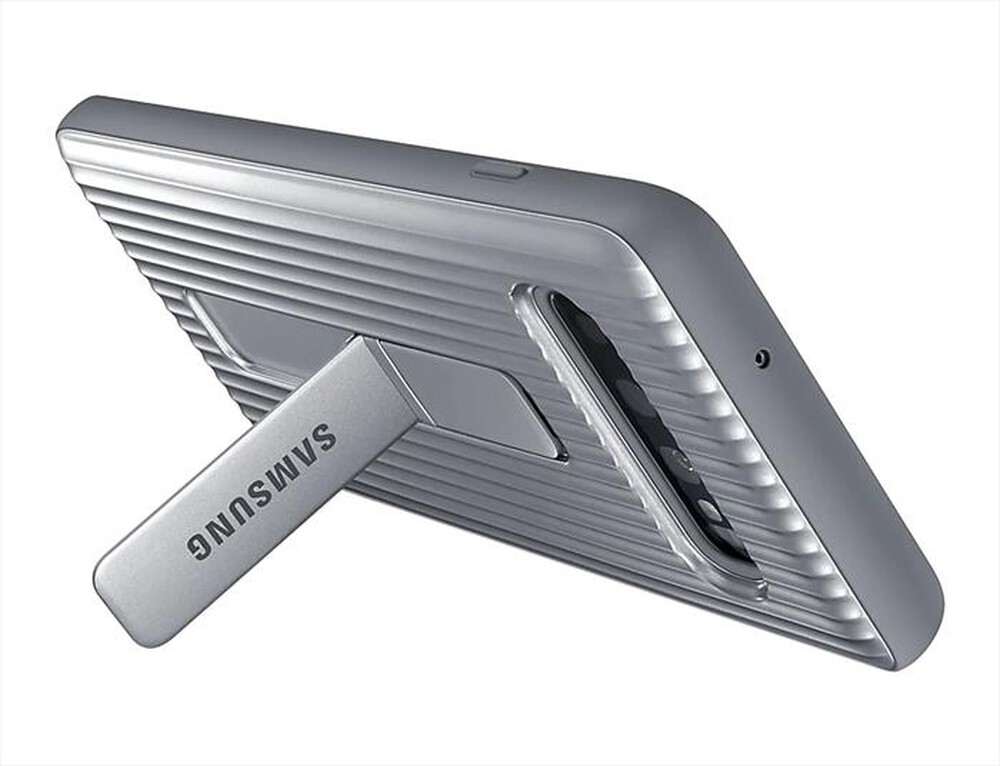 "SAMSUNG - PROTECTIVSTANDING COVER GALAXY S10-Silver"