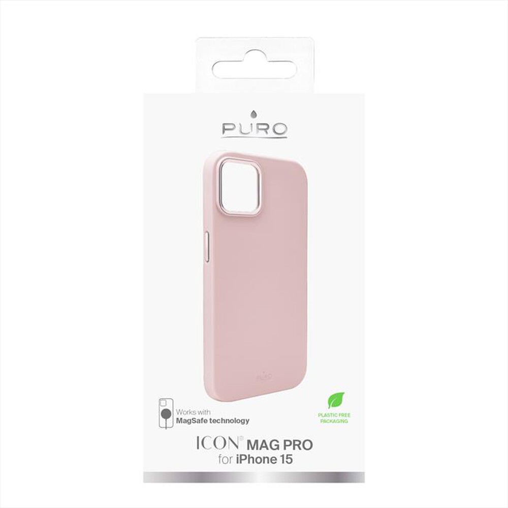Immagine del prodotto PURO - Cover PUIPC1561ICONMPROSE per IPhone 15-Rosa