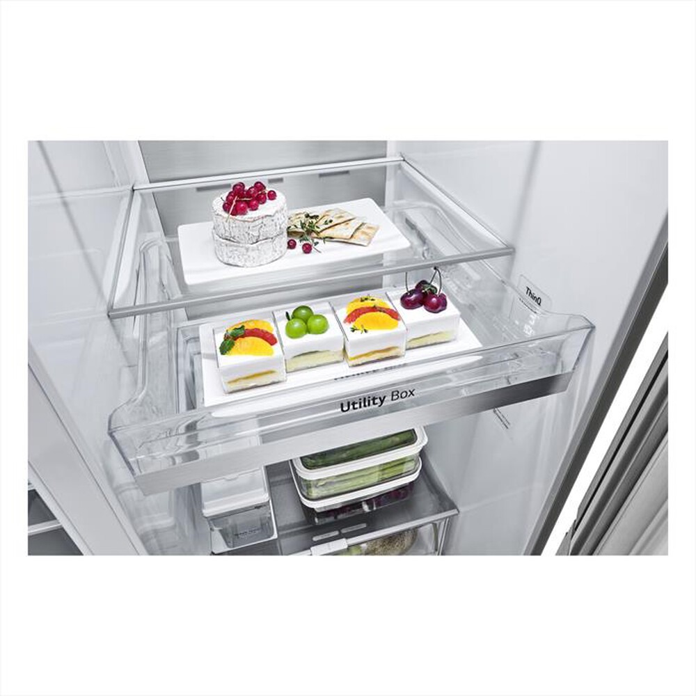 Immagine del prodotto LG - Frigorifero side by side GSXV91MBAF Classe F-Metal Sorbet