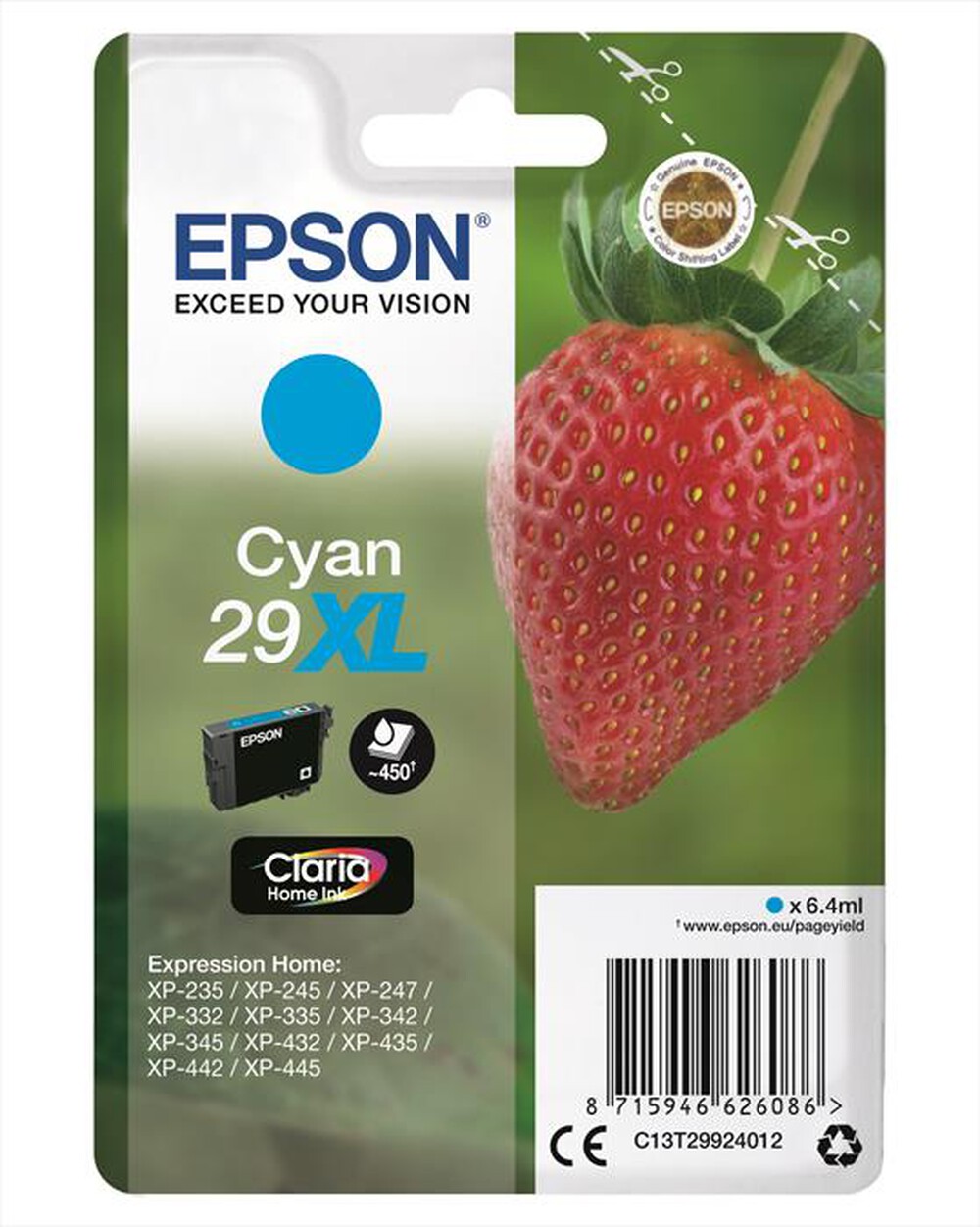 "EPSON - C13T29924022-Ciano"