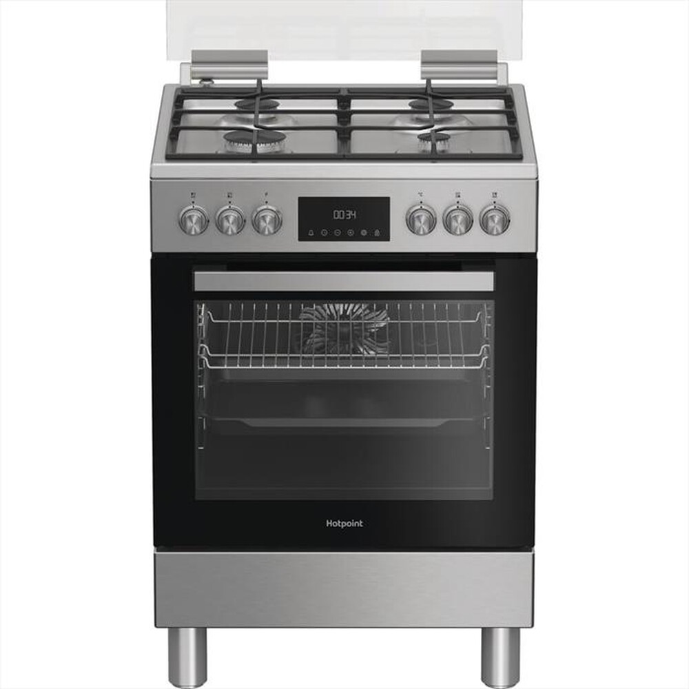 HOTPOINT ARISTON - Cucina a gas H6G5LMX Classe A-inox