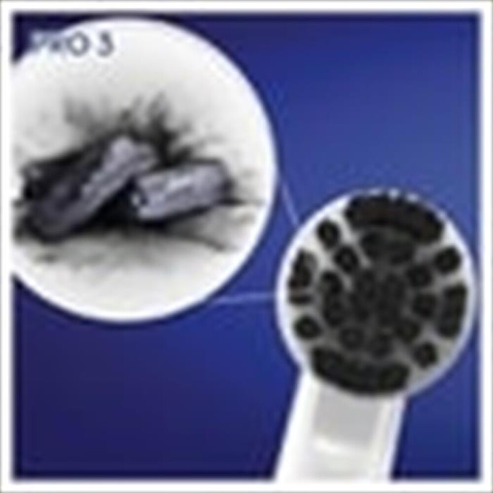 "ORAL-B - Testina Pure Clean Carbone x4-Bianco/Nero"