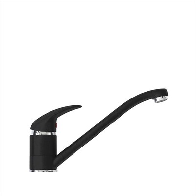 GLEM GAS - Miscelatore monocomando con canna girevole MIXNBK-NERO OPACO