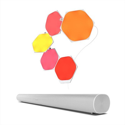 SONOS - Soundbar premium ARC + NANOLEAF HEX X5-White