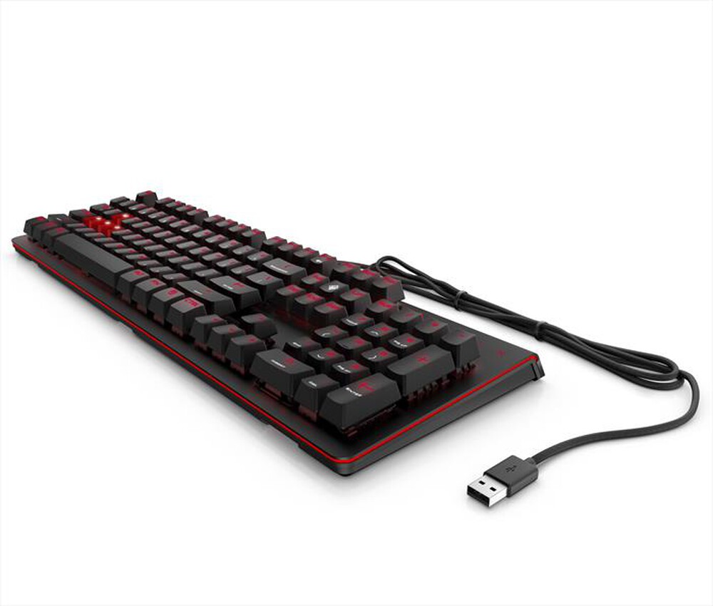Immagine del prodotto HP - OMEN BY HP KEYBOARD 1100-Nera, finiture rosse