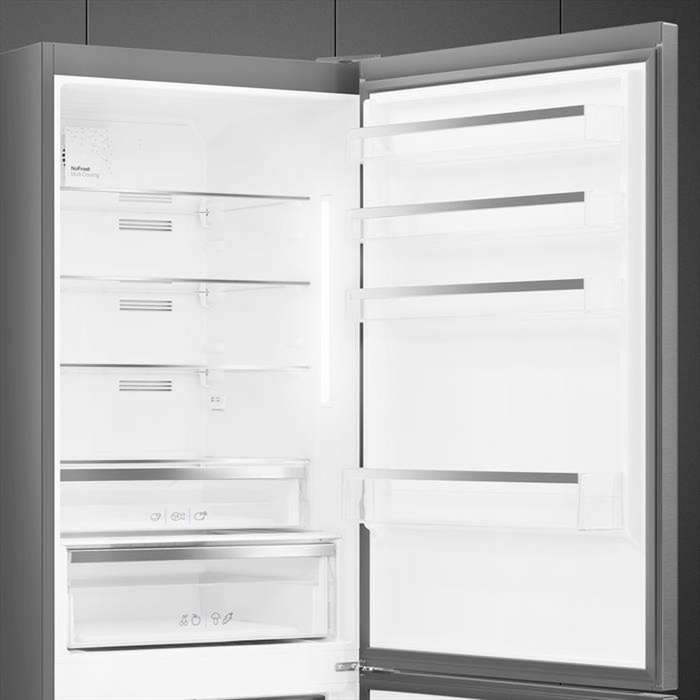 "SMEG - Frigorifero combinato FC48XDNE Classe E 481 lt-Inox"