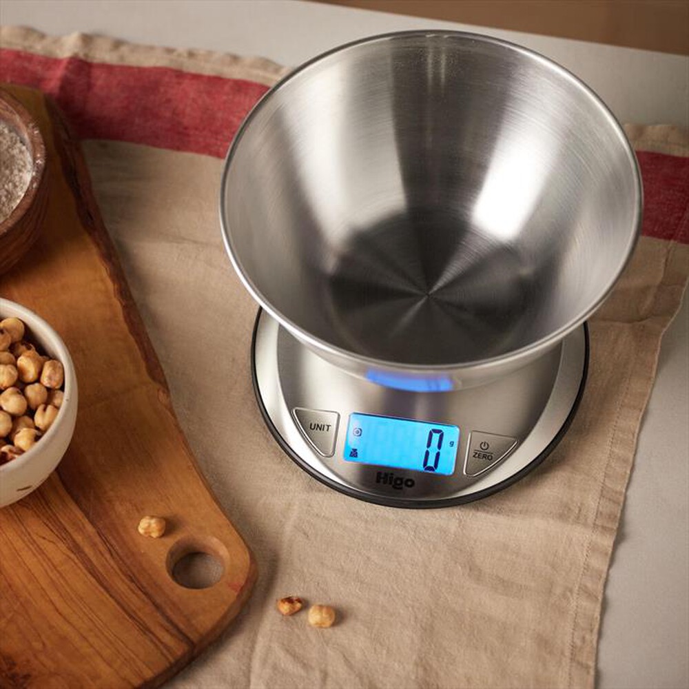 Immagine del prodotto HIGO - Bilancia digitale da cucina con ciotola BC-46
