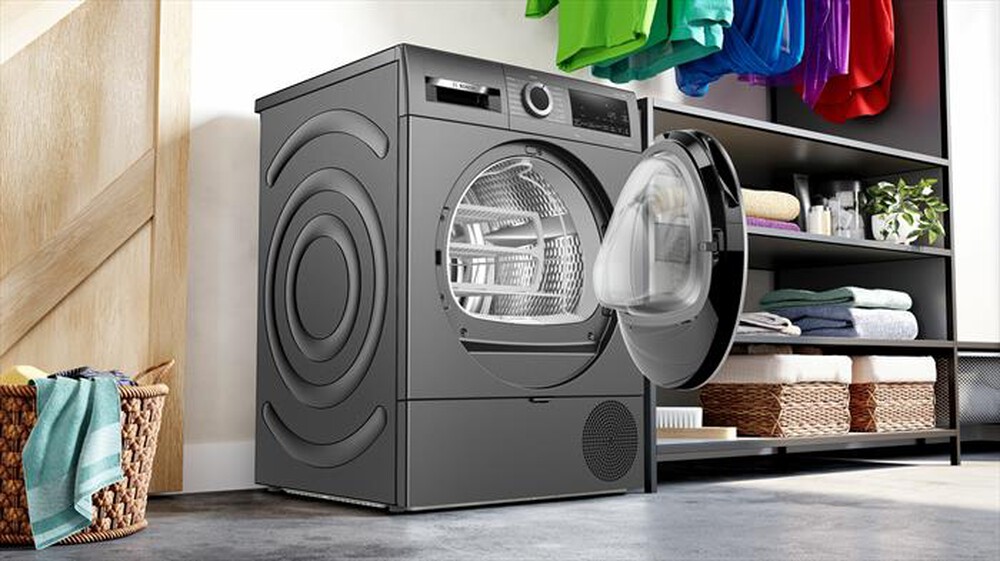"BOSCH - Asciugatrice WQG233DRIT 8 Kg Classe A+++-GRIGIA ANTRACITE"