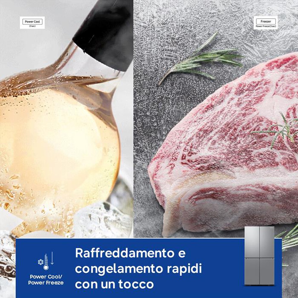 Immagine del prodotto SAMSUNG - Frigorifero 4 porte RF65DG960ESREF Classe E 647 lt-Inox Spazzolato