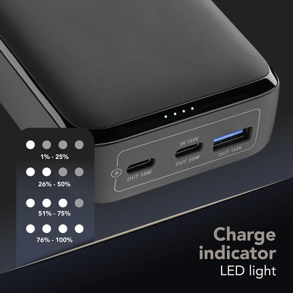 Immagine del prodotto CELLULARLINE - POWER BANK ESSENCE PROMO 20.000mAh PD fino a 20W-Nero