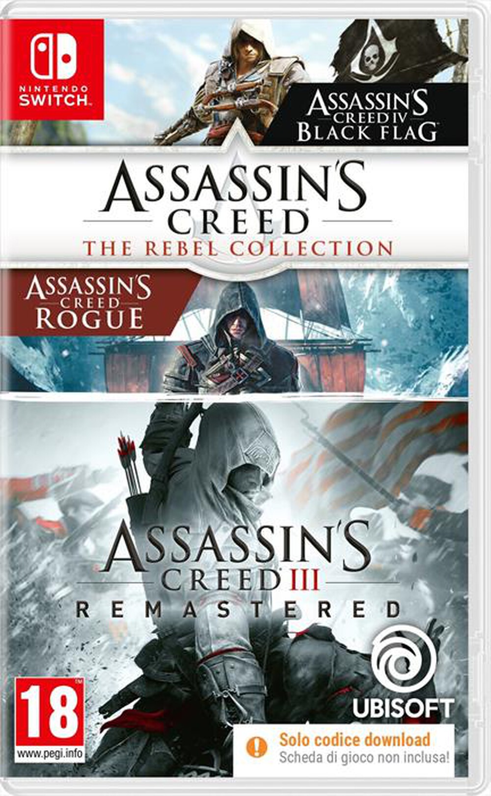 Immagine del prodotto UBISOFT - ASSASSIN’S CREED THE REBEL COLLECTION + AC3 NSW-N/D