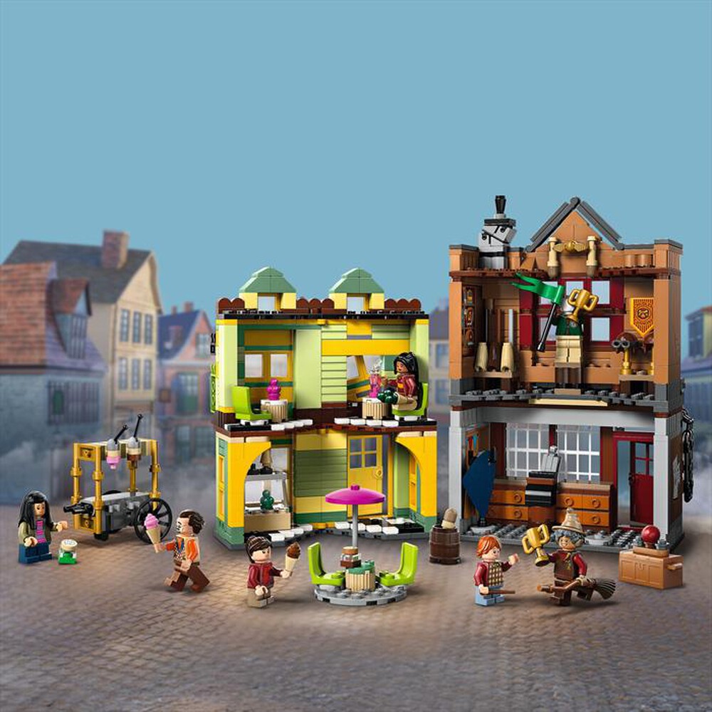 "LEGO - ACCESSORI PER IL QUIDDITCH E GELATERIA-,"